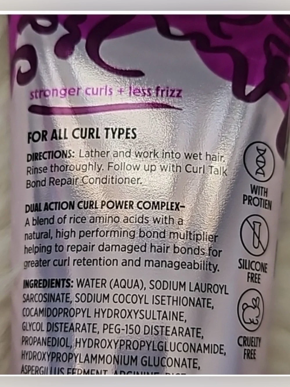 Not Your Mother’S Bond Building Curl Talk Shampoo Trial Size NIP